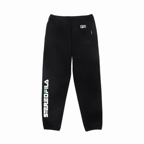 Pantalón Jogger Fila Hombre Negras - Logo - España 536074AXL